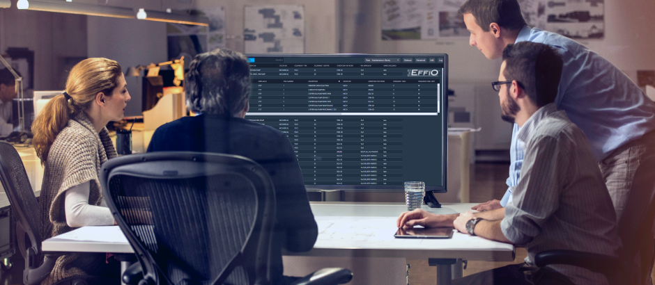 People working on effio